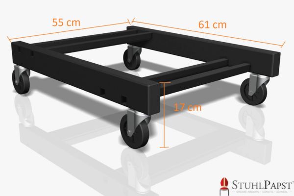MILANO transportwagen 10 stuehle, transportwagen gastronomie, transportwagen objektmoebel, transportwagen schule, transportwagen saalbestuhlung, stuhlwagen stapelbar, stuhlkarre robust