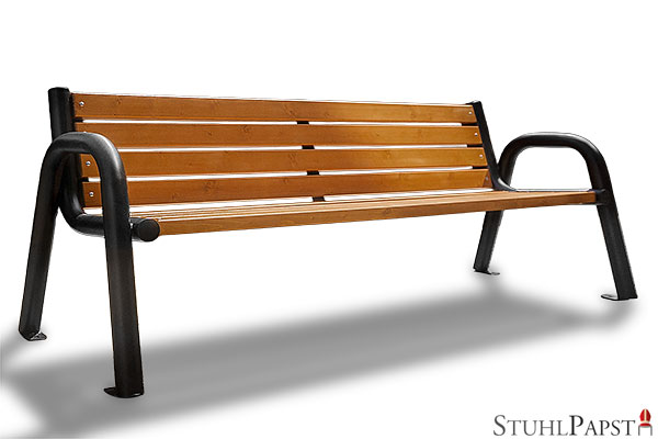 Paris SPARTAKUS premium ergonomische parkbank parkbank mit armlehnen parkbank mit rueckenlehne parkbank outdoor parkbank01