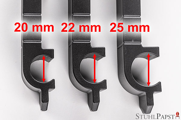 Universalreihenverbinder Universale Stuhlverbinder Stühle Sessel  Stuhl Reihenverbinder Stuhlreihenverbinder variable variabel Größen Durchmesser & Längen Abstand