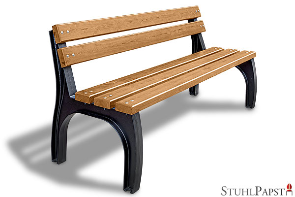 AUSRELIUS_01robuste bank, bank fuer parks, bank fuer gartenanlagen, bank fuer oeffentliche bereiche, urbanes design, bank aus gusseisen, bank aus holz, stabile konstruktion