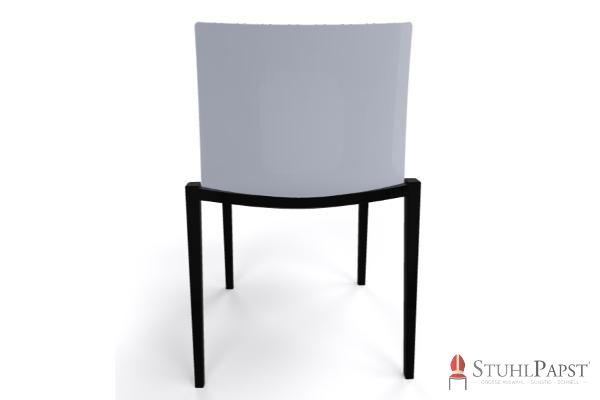 BRILLANT   Bicolor Gestell Schwarz  hinten Grau 14  hotel stuhl office stuhl konferenzstuhl meetingstuhl wartebereich stuhl