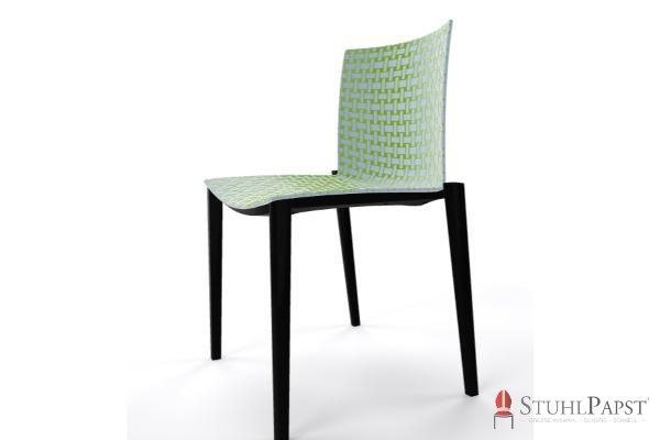 BRILLANT  Bicolor  Gestell Schwarz  seite  Hellblau Grün  98_42 hotel stuhl office stuhl konferenzstuhl meetingstuhl wartebereich stuhl