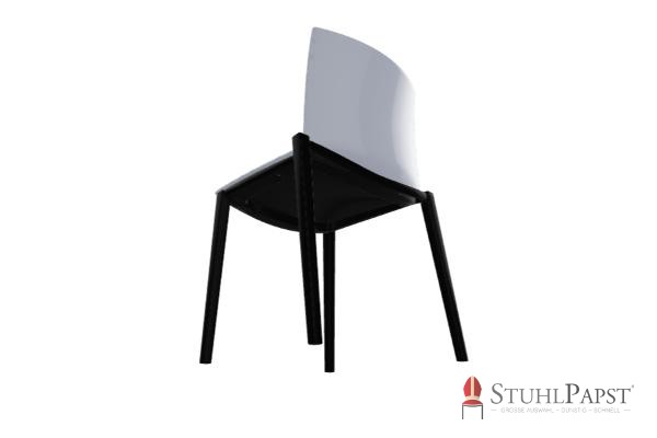 BRILLANT grau untenBusiness Stuhl Konferenzstuhl Restaurantstuhl Terrassenstuhl