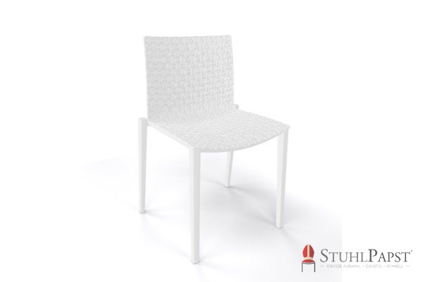 BRILLANT weiß weiss vorne_Gewerbestuhl langlebig robust modernes Design Raumkonzept