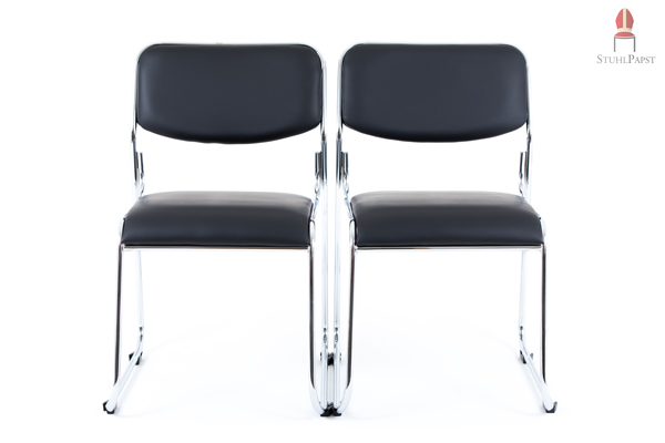 Durch die Clever Stuhl Reihenverbinder können die stapelbaren Stühle in feste Stuhlreihen zusammen gestellt werden und dienen somit einer Reihenbestuhlung der besonderen Art Designstühle Design Stapel