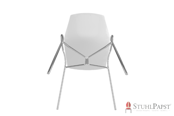 color5 al armlehnstuhl designerstuhl kunststoffstuhl stoffstuhl indoor outdoor designstuhl  Gestell Chrom unten   Blau_1