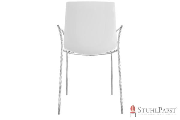 color5 al armlehnstuhl designerstuhl kunststoffstuhl stoffstuhl indoor outdoor designstuhl Gestell Chrom hinten Blau_1