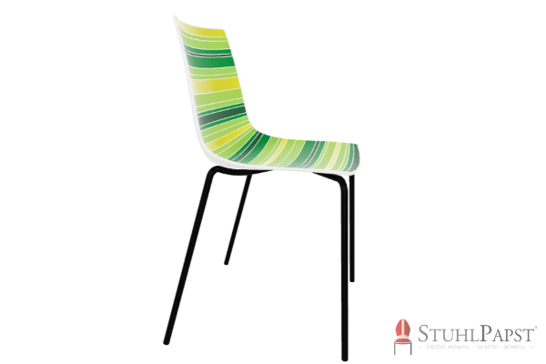 COLOR5 moebel designmoebel stuhlkollektion wohnbereich gastronomie objektmoebel hochwertiger stuhl langlebiger stuhl  Gestell Schwarz  seite  Grün_6