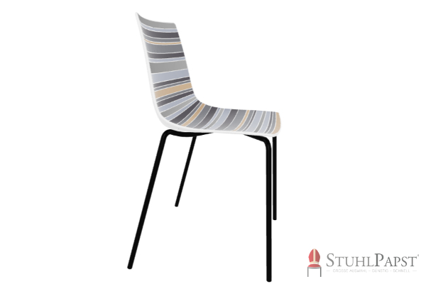 COLOR5 moebel designmoebel stuhlkollektion wohnbereich gastronomie objektmoebel hochwertiger stuhl langlebiger stuhl Gestell Schwarz seite Sand _3