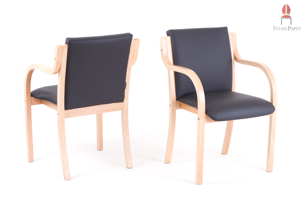 Stühle mit edlem Kunstlederbezug