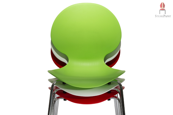 CUP Kunststoff Stuhl Stühle Stapelstuhl Stapelstühle für Veranstaltungen weiß schwarz günstig online kaufen Preise Leicht stapelbar