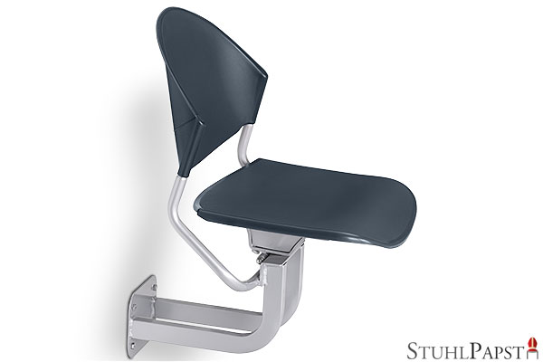 DELPHIN_734-Blau klappbarer wandsitz wandsitz klappbar wandklappsitz wandstuhl klappbar klappbarer wandstuhl wandsitz platzsparend