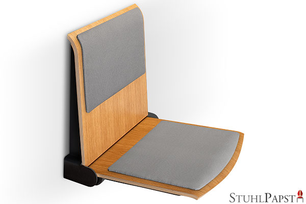 FLEXI_DeLux_graphit_Eiche wandsitz wandmontage wandsitz schraubmontage wandsitz sicher wandsitz fuer senioren wandsitz