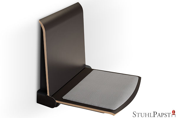 FLEXI_SI_graphit_anthrazit klappbarer wandsitz verschiedene groessen wandsitz klappbar unterschiedliche design
