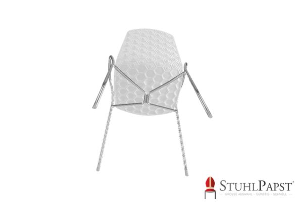 HEXAGON AL unten chrome konferenzmoebel, bueromoebel design, wohnmoebel modern, armstuhl