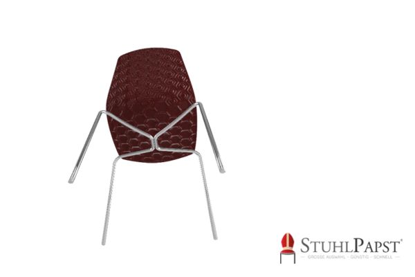 HEXAGON braun unten commercial seating, contract furniture, designer furniture, stackable chair,