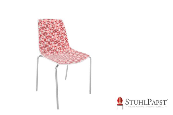 HEXAGON  rot vorne commercial seating, contract furniture, designer furniture, stackable chair,