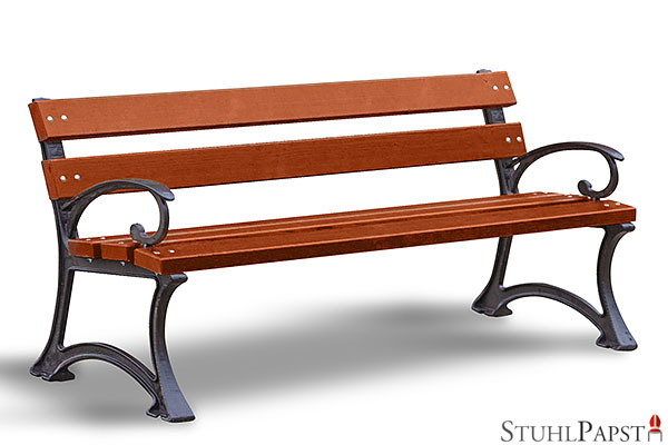 imperius parkbank, parkbank retro design, gusseisen parkbank, holz parkbank, elegante parkbank, robuste parkbank, hochwertige parkbank, parkbank fuer garten, parkbank fuer innenbereich, parkbank 02