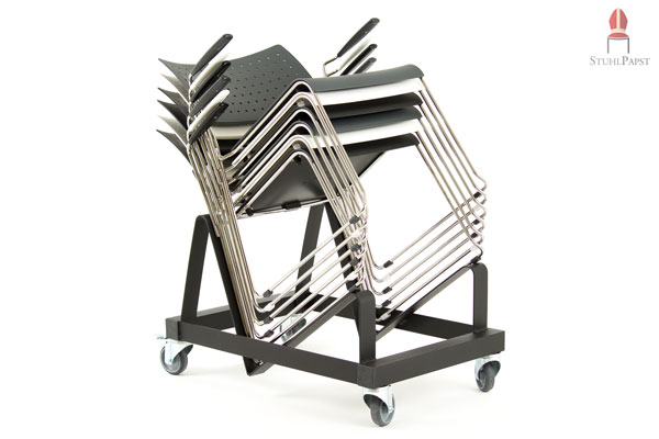 Designerstühle Design Designer Stühle Stapelstühle Armlenstühle Seminarstühle mit Armlehnen und Transportwagen