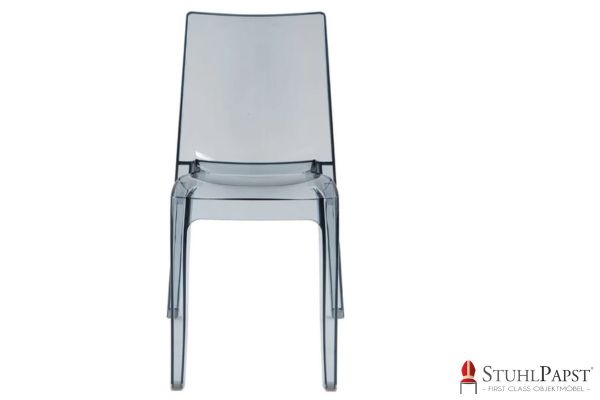 LOOP Rauchgrau stuhl fuer moderne raeume stuhl fuer wohnbereich stuhl fuer buero stuhl fuer wartezimmer stuhl fuer konferenzraum stuhl fuer messe stuhl fuer hotel stuhl fuer restaurant stuhl fuer cafe