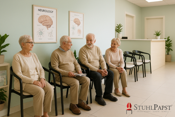 design stuhl mit gepolsterter sitzflaeche holzstuhl mit armauflage stuhl fuer empfangsbereich stuhl fuer hochwertige einrichtung