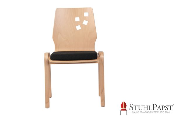 MARS Design Holzstuehle speziell Stuhl mit kreativer Form Holzstuehle individuell geformt Ergonomischer Designstuhl Schalenstuhl fuer modernes Heim Ikea