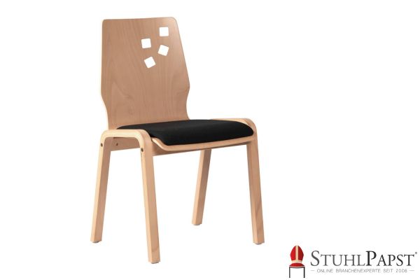 MARS Design Holzstuehle speziell Stuhl mit kreativer Form Holzstuehle individuell geformt Ergonomischer Designstuhl Schalenstuhl fuer modernes Heim xxl Lutz