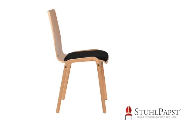 MARS Holzschale Sitzpolster aus Holz Polster aus Holzschale Designer Schalenstuhl Schalenform Stuhl Polsterstuhl Design Ergonomischer Stuhl Holz Ikea