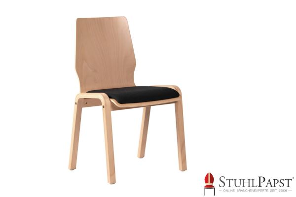 MARS Holzschale Sitzpolster aus Holz Polster aus Holzschale Designer Schalenstuhl Schalenform Stuhl Polsterstuhl Design Ergonomischer Stuhl Holz xxl Lutz