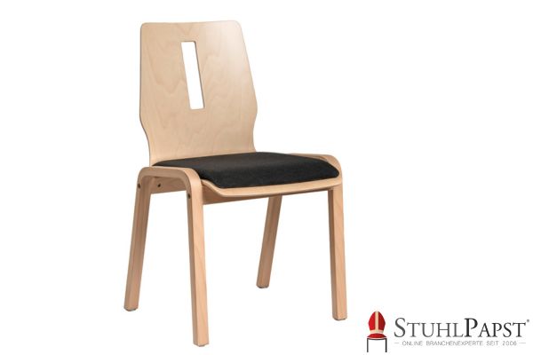 MARS Polsterstuehle mit kreativen Formen Holzmöbel fuer Wohnzimmer Individueller Holzstuhl Schalenstuehle mit Design Holzschalenstuhl handgefertigt Ikea