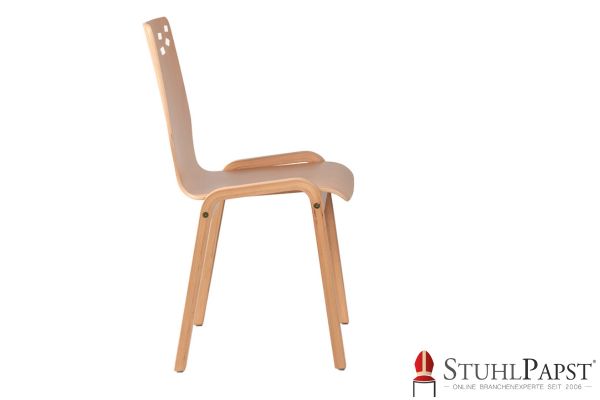 MARS Design Holzstuehle speziell Stuhl mit kreativer Form Holzstuehle individuell geformt Ergonomischer Designstuhl Schalenstuhl fuer modernes Heim Jysk