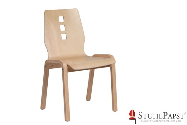 MARS Design Holzstuehle speziell Stuhl mit kreativer Form Holzstuehle individuell geformt Ergonomischer Designstuhl Schalenstuhl fuer modernes Heim