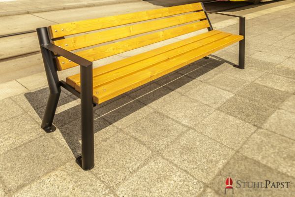 MAXIMUS holzbank gartenbank designbank massivholzbank fichtenholzbank sitzbank outdoorbank robuste bank holzmoebel bank fuer terrasse bank