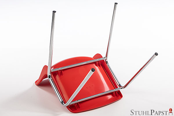günstiger preiswerter billiger Plastikstuhl Plastik stapelbar Stapelstuhl Stuhl aus Plastik stapelbar sofort lieferbar rot