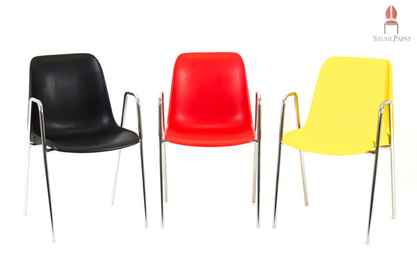 Das Stuhlmodell ist in vielen verschiedenen Farben erhältlich