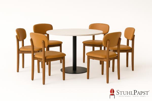 polsterstuhl gastronomie polsterstuhl hotel stuhl mit runder rueckenlehne ergonomischer objektstuhl Muenchen