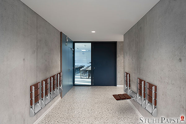 STANDARD_009 klappsitz montage, klappbarer sitz aluminium, klappsitz platzsparend,