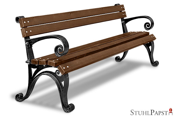 TIBERIUS_03 sitzbank fuer draussen, bank fuer stadtmobiliar, bank fuer aussenbereiche, komfortable parkbank, ergonomische parkbank, bank fuer kommunale bereiche,