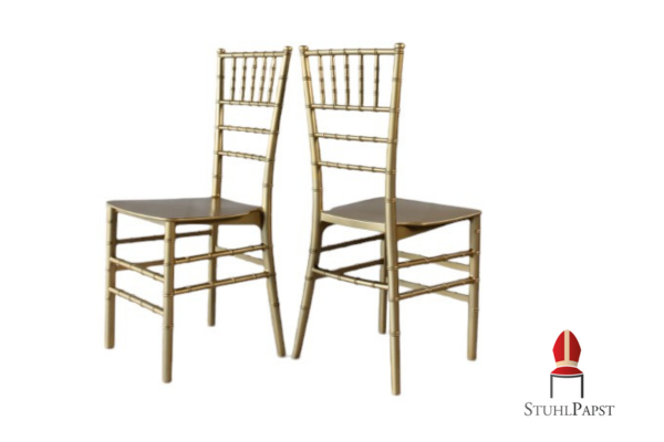 TIFFY Poly weiss Ladenbau Moebel Stuehle und Tische fuer Gastronomie Restaurant Cafe Bistro Gaststaette Hotel Online Shop Gold