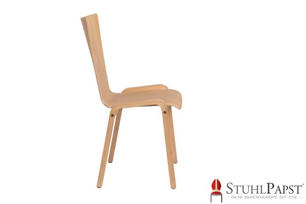 URANUS Design Holzstuehle speziell Stuhl mit kreativer Form Holzstuehle individuell geformt Ergonomischer Designstuhl Schalenstuhl fuer modernes Heim