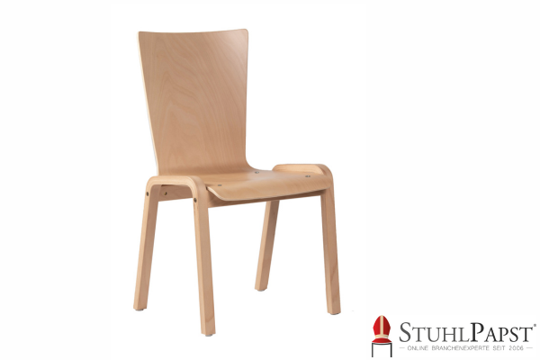 URANUS Holzschalenstuhl Sitzpolsterstuhl Stuhl Holzschale Holzstuhl mit Polster Ausfraesungen Holzstuhl Sonderform Stuhl Holzstuhl individuell Designer