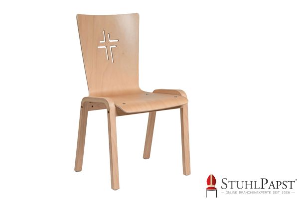 URANUS Designer Holzschale Stuhl aus Holz individuell Polsterstuhl mit Holzschale Formschöner Holzstuhl Schalenstuhl mit Ausfraesung Holzstuhl Sitzpolster