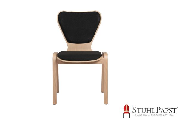 VENUS Design Holzstuehle speziell Stuhl mit kreativer Form Holzstuehle individuell geformt Ergonomischer Designstuhl Schalenstuhl fuer modernes Heim