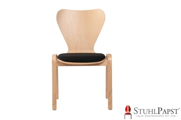 VENUS  Design Holzstuehle speziell Stuhl mit kreativer Form Holzstuehle individuell geformt Ergonomischer Designstuhl Schalenstuhl fuer modernes Heim Ikea