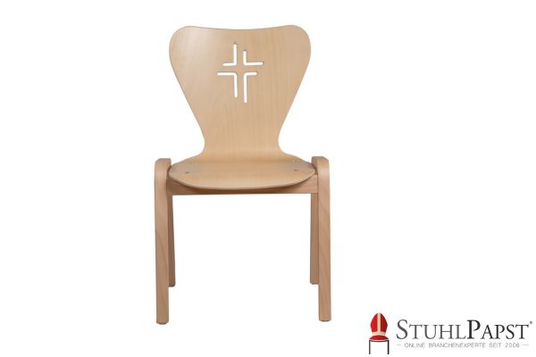 VENUS  Ergonomischer Schalenstuhl Sitzpolster mit Sonderform Schalenstuhl fuer modernes Design Holzstuhl mit besonderen Ausfraesungen Designer Stuhl Holz xxl Lutz