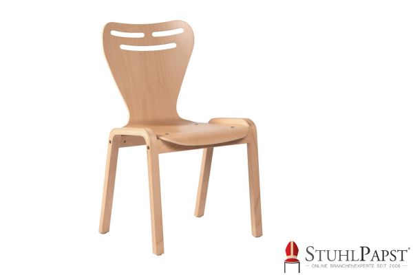 VENUS  Sitzpolster fuer Holzstuhl Holzstuehle mit Sitzkissen Formstarker Holzstuhl Holzstuhl mit besonderen Details Sitzpolster aus Holzschale Holzstuhl Ikea