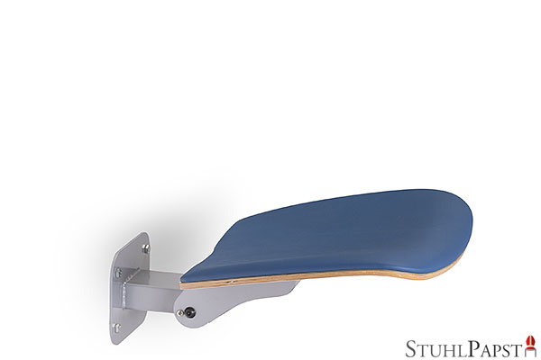 IKEA Klappbare Wandsitze online VICTOR, Wandklappsitze für Events und Wartebereiche, preiswerter Wandsitz klappbar mit Lehne, Klappstühle aus Metall Wandmontage, starker Klappsitz an der Wand M02_002