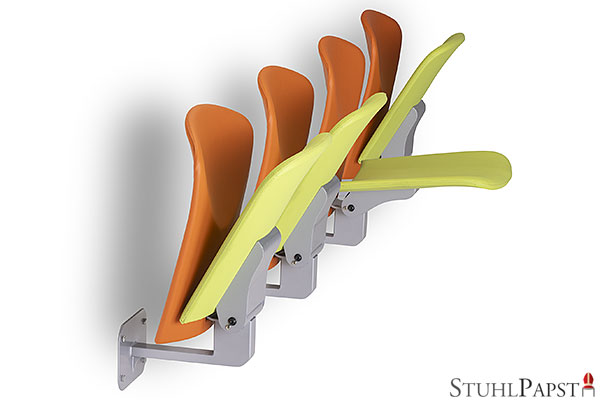 vulcanus bicolore wandklappsitz minimalistisch design wandaufbau klappsystem einfach montierbar stabil M10_004