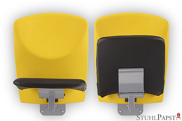 vulcanus hl wandsitz zweifarbig wartebereich platzsparend wandmontage schlicht ergonomisch modern M15_005