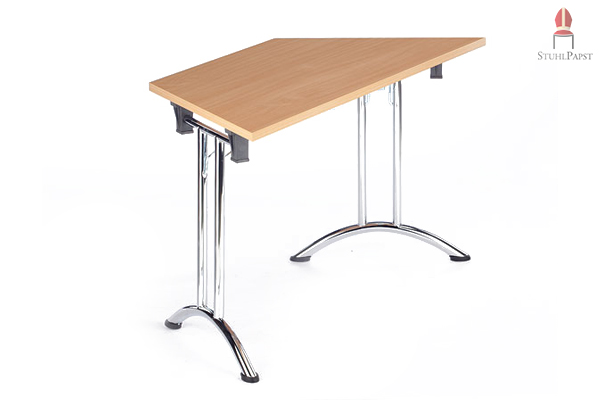 Unser trapezförmiges Klapptischmodell Elegance mit aufregenden Kombinationsmöglichkeiten